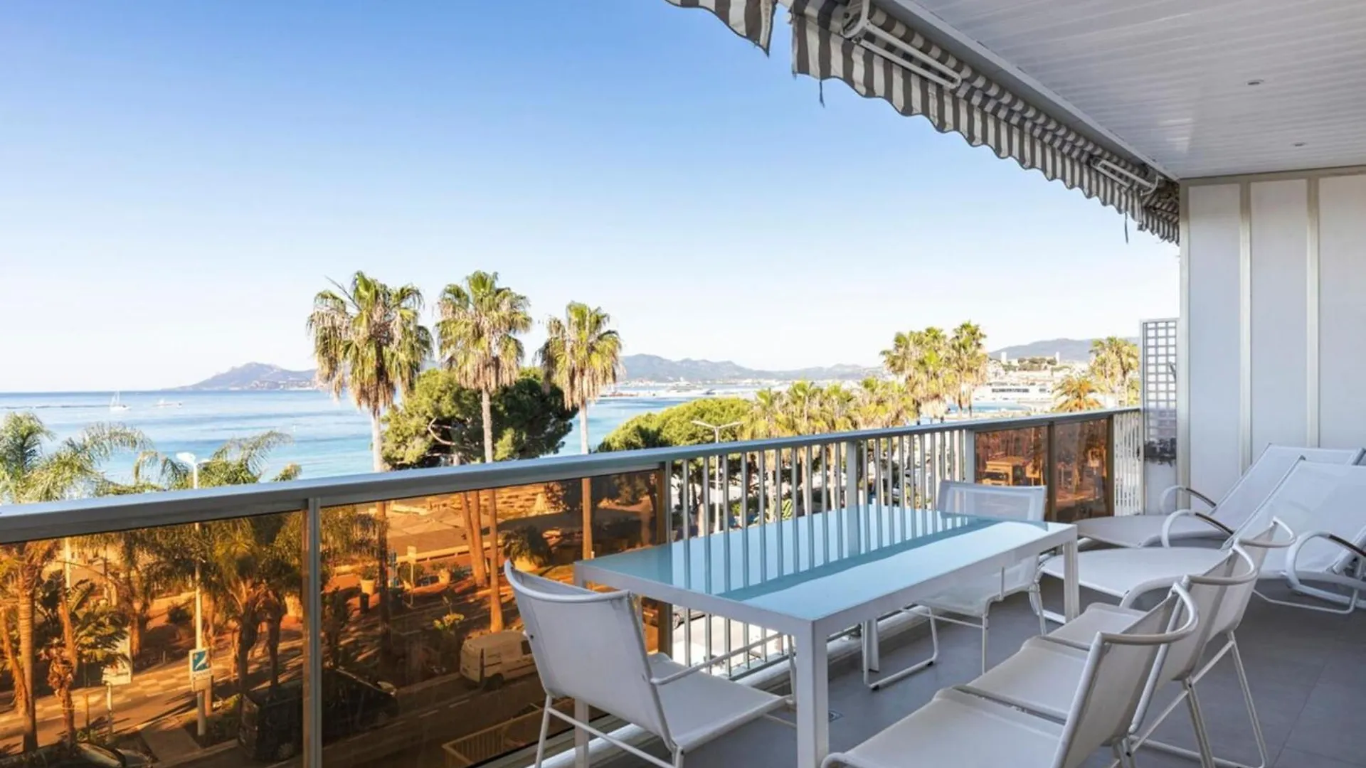 Ref 1426 - Cannes Croisette - Sea View Apartment For Rent